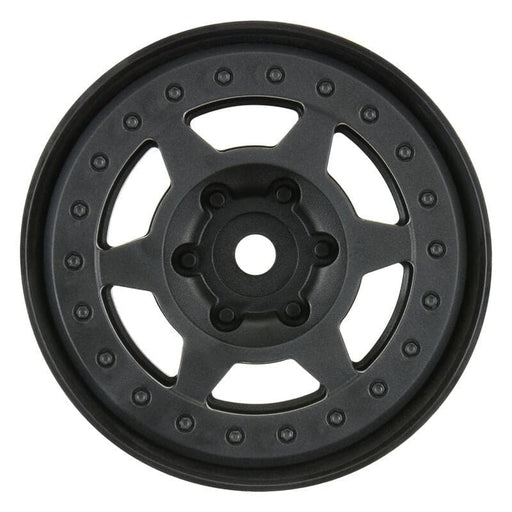 PRO280903 1/10 Holcomb F/R 1.9" 12mm Crawler Bead-Loc Wheels (2) Black