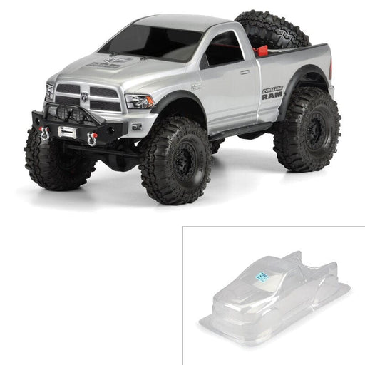 PRO343400 1/10 Ram 1500 Clear Body for 12.3" (313mm) Wheelbase Scale Crawlers