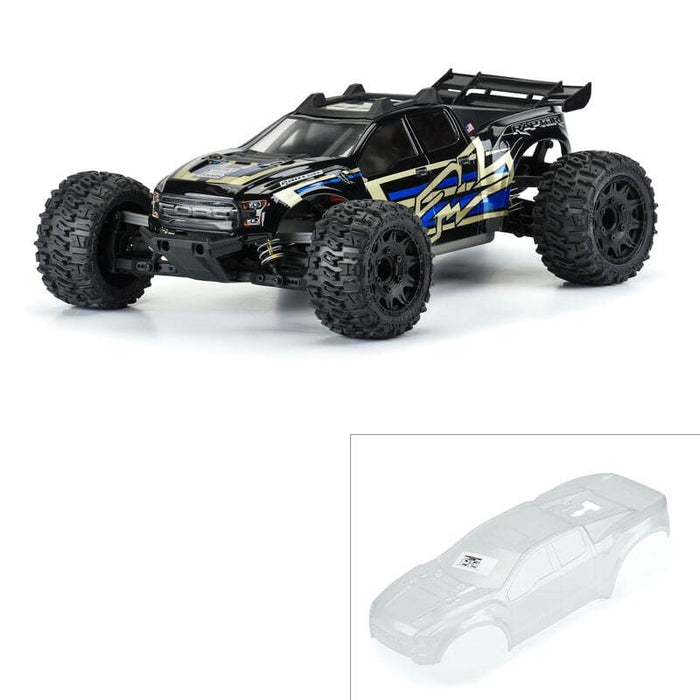 PRO352817 1/10 Pre-Cut 2017 Ford F-150 Raptor Clear Body: Rustler 4x4