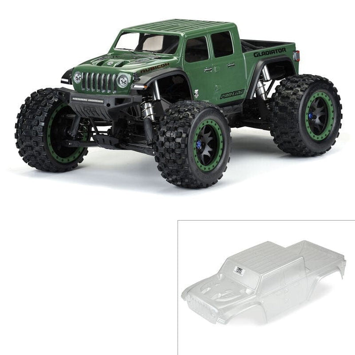 PRO353317 1/5 Pre-Cut Jeep Gladiator Rubicon Clear Body: X-MAXX