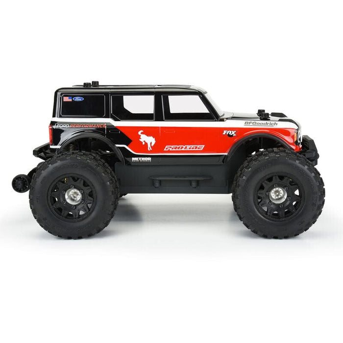 PRO359100 1/10 2021 Ford Bronco Clear Body: Stampede, Granite, Vorteks