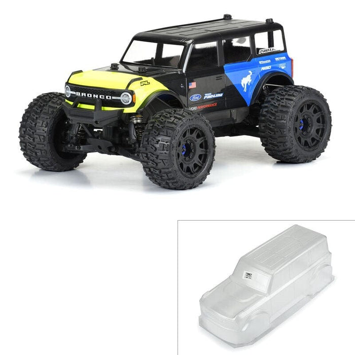 PRO359400 1/8 2021 Ford Bronco Clear Body: MAXX, E-REVO 2.0