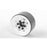 RC4ZW0111 Stamped Steel 1.0'' Stock Beadlock Wheels, White (2)