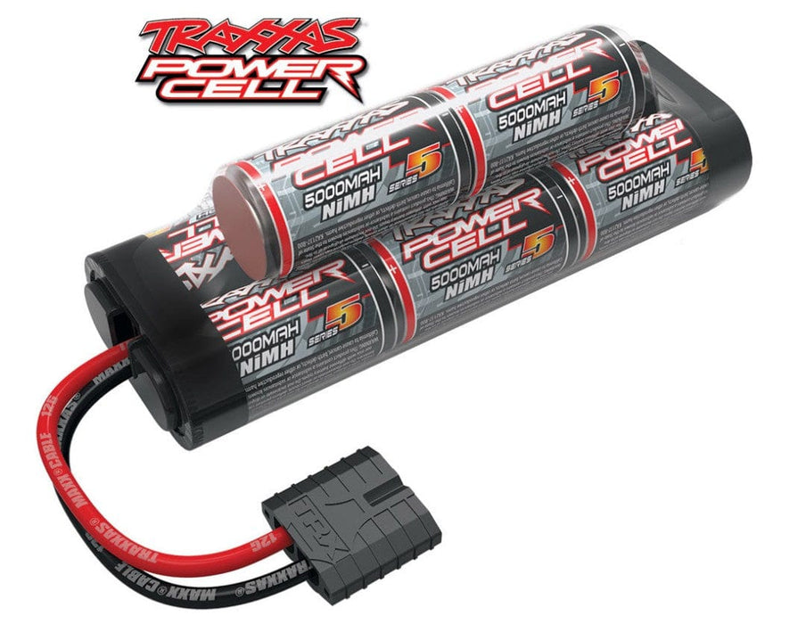 TRA2963X Traxxas Series 5 Power Cell 5000mAh 9.6V NiMH iD Plug Hump 135x24x45mm