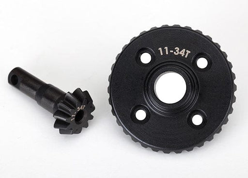 TRA8279R Traxxas Ring gear, differential/ pinion gear, differential (machined)