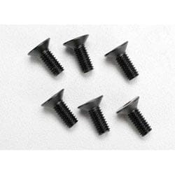  Screws, 4x10mm countersunk machine (hex drive) (6)