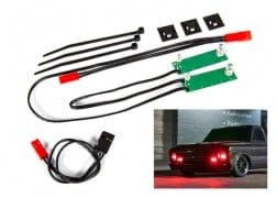 TRA9496R Traxxas LED light set, front, complete (red)