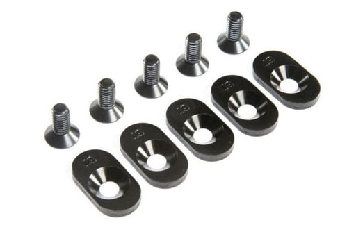 LOS252101 EngineMntInsert&Screws, BLK, 19T(5): 5ive-T 2.0