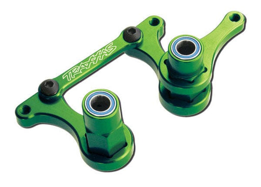 TRA3743G Traxxas T6 Aluminum Steering Bellcrank, Drag Link & 5x8mm Ball Bearings (Green)