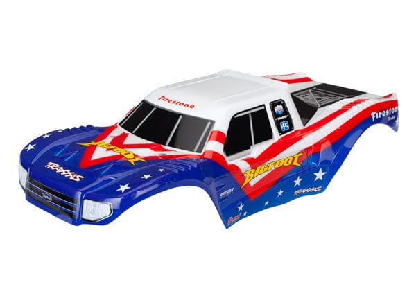 TRA3676 Traxxas Body Bigfoot Red White Blue Officially Licensed