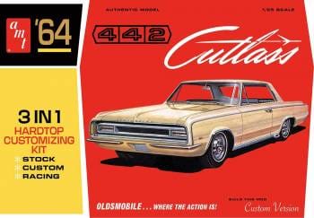 AMT1066	1964 Olds Cutlass 442 Hardtop 1:25