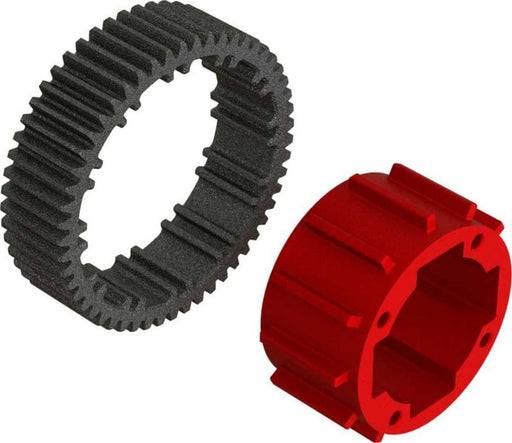 ARA310919 Aluminum Center Diff Case Set (1 Diff)