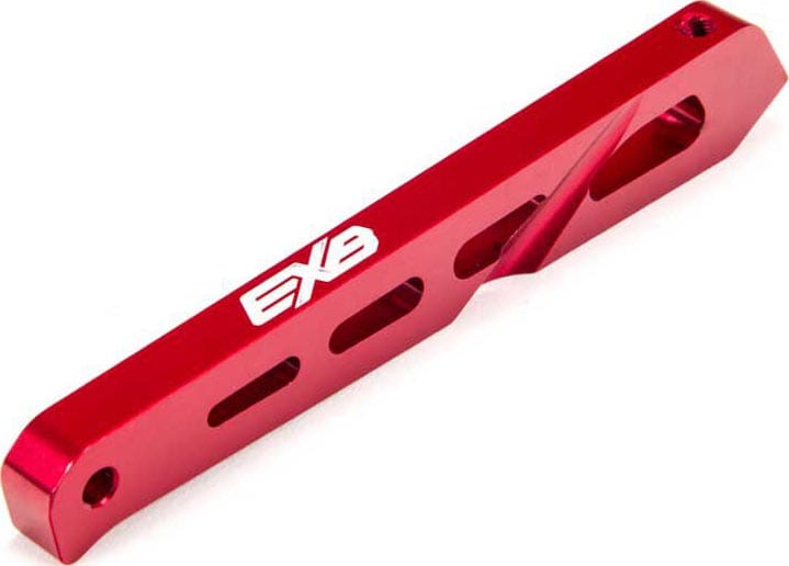 ARA320566	Rear Center Chassis Brace Aluminum 87mm Red