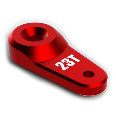 AR340104  Servo Horn Metal 23T Aluminum Red