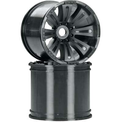 AX8008 8-Spoke Oversize Wheel Black (2)