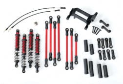 TRA8140R  TRX-4 LONG ARM LIFT KIT - RED