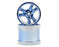 RPM81775 CLAWZ 6 SPOKE, BLUE CHROME WHEEL