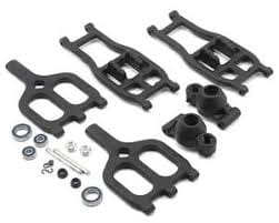 RPM80942  True-Track Rear A-Arm Conversion, Black: TMX/EMX