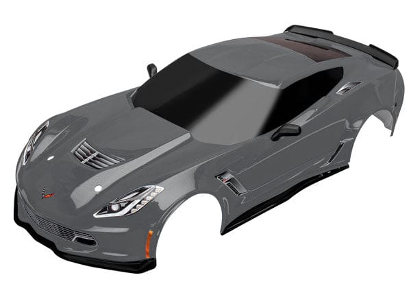 TRA8386A Traxxas Chevrolet Corvette ZO6 body, graphite (painted, decal