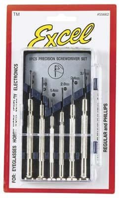 EXL55662   PRECISION SCRWDRV SET(6)