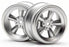 HPI3815 5-Spoke Wheel 26mm Matte Chrm