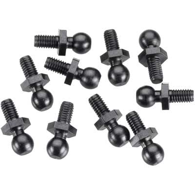 HPI86896  Ball Stud 4.8X12mm (10): FS,Blitz,DT-1