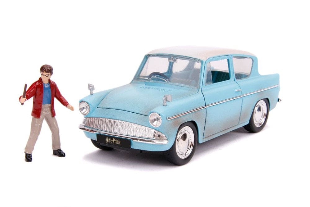 JAD31127 Jada 1/24 "Hollywood Rides" 1959 Ford Anglia with Harry Potter