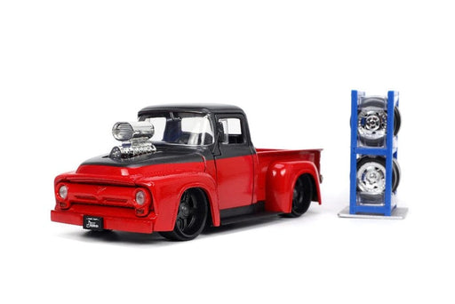 JAD33019 Jada 1/24 "Just Trucks" 1956 Ford F-100 Pickup with Rack