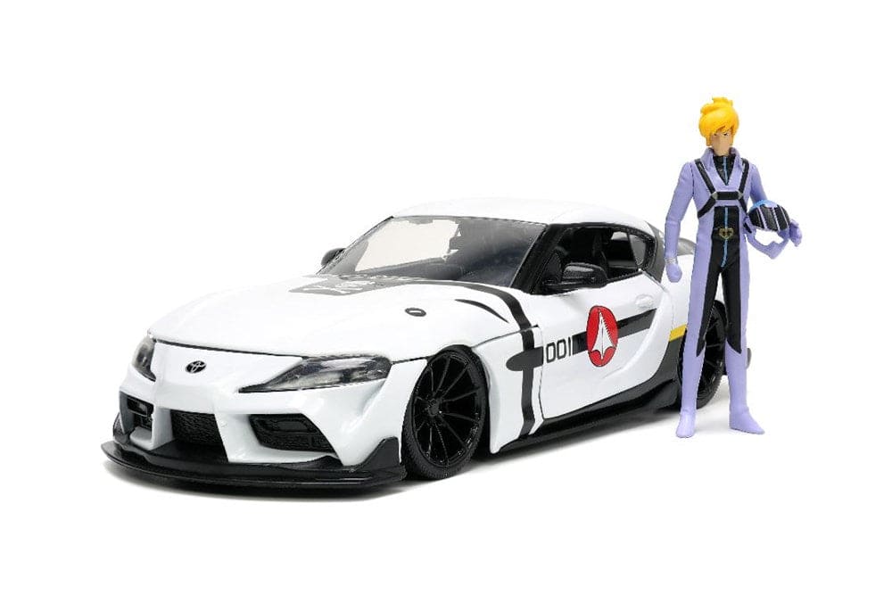 JAD33682 Jada 1/24 "Hollywood Rides" Robotech 2020 Toyota Supra with Roy Fokker