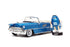 JAD33726 Jada 1/24 "Hollywood Rides" 1956 Cadillac with BLUE M&M???s