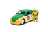 JAD33741 Jada 1/24 "Hollywood Rides" Teenage Mutant Ninja Turtles - 1959 VW Beetle with Michelangelo