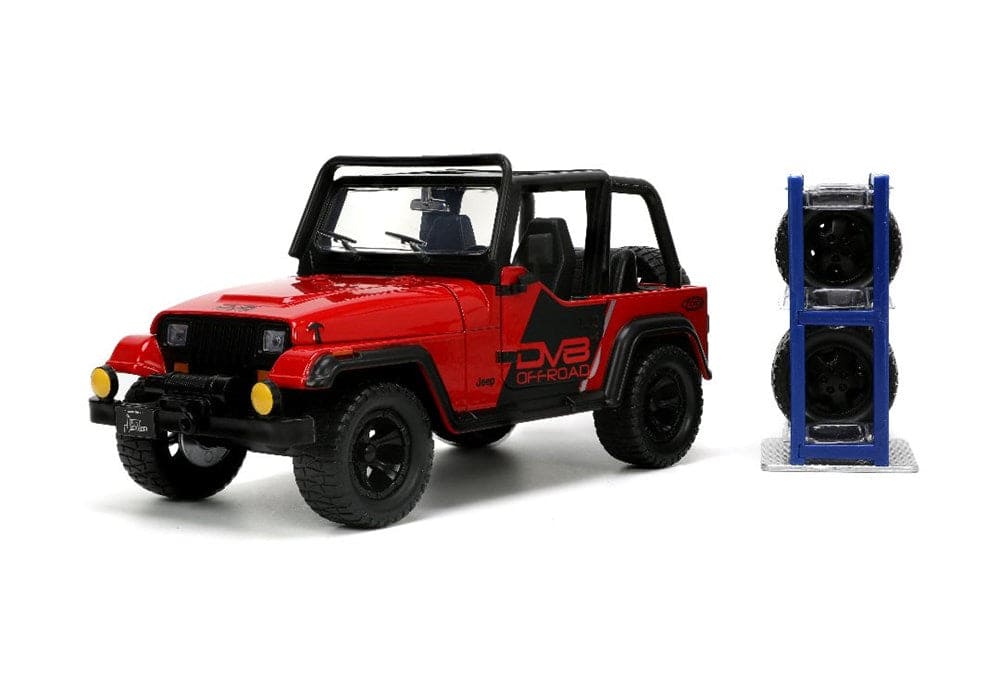 JAD33851 Jada 1/24 "Just Trucks" with Rack - 1992 Jeep Wrangler