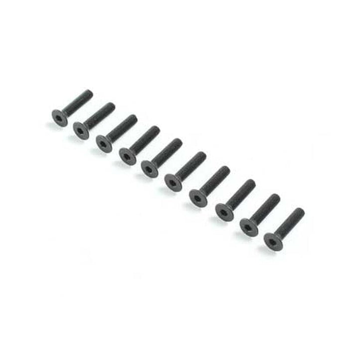 LOS235178 Flat Head Screws, M3 x 14mm (10)