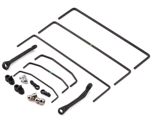 LOS254068 Front & Rear Sway Bar Set (3): SBR 2.0