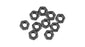 AXIC1040 Thin Hex Nut M3 Black (10)