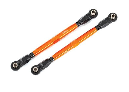 TRA8997A Traxxas Toe links, Wide Maxx (TUBES, 6061-T6 aluminum (orange-anodized))