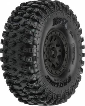 PRO1012810 Pro-Line Hyrax 1.9" G8 MTD Impulse Black Whls (2) F/R