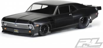 PRO353100 Pro-Line 1969 Chevrolet Nova Clear Body Slash 2wd Drag Car