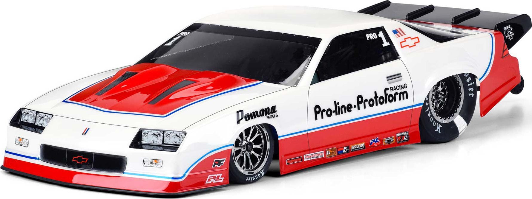 PRO356400 1985 Chevrolet Camaro IROC-Z Clear Body Slash Drag