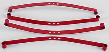 RC4Z-S0570 Red Super Soft Flex Leaf Springs (4)