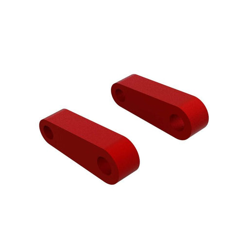 ARA330594 Aluminum Fr Suspension Mounts, Red (2)