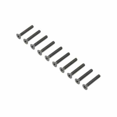 LOS255018	 Flat Head Screws, Stl, BO, M4 x 25mm (10)