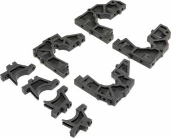 LOS251102 Front/Rear Bulkhead Set: DBXL-E 2.0