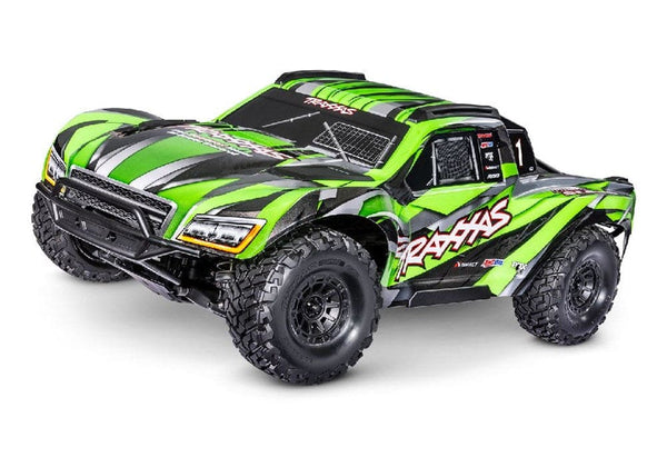 TRA102076-4GREEN Traxxas Maxx Slash 1/8 4WD Brushless Short Course Truck  *** Recommended Battery and Charger Completer Pack TRA2990