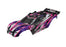 tra6717P Traxxas Body, Rustler 4X4 VXL, pink/ window, grill, lights dec