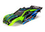 TRA6734G Traxxas Body, Rustler 4X4, Green & Blue Decal Sheet