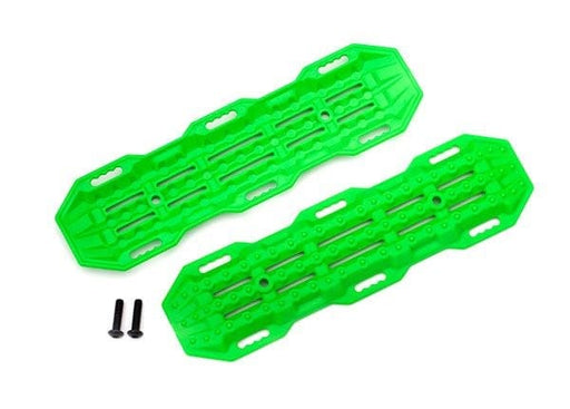 TRA8121G Traxxas Traction boards, green/ mounting hardware