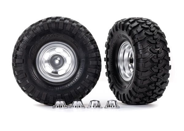 TRA8159 Traxxas Tires & Wh. Ass. Glued 2.2" Canyon Trail Tires (2)