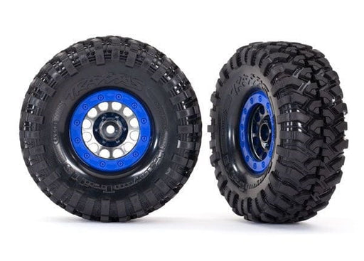 TRA8182 Traxxas Tires and wheels, assembled, glued (Method 105 1.9" blac