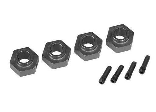 TRA8269A Traxxas Wheel hubs, 12mm hex, 6061-T6 aluminum (charcoal gray-a